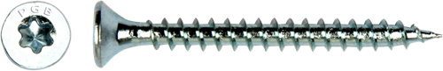 Load image into Gallery viewer, Pgb-europe pgb-fasteners universele spaanplaatschroef vk-t voldraad verzonken kop ø4,0x35 zn tx20 | 200 st | pgwvtv001004000353
