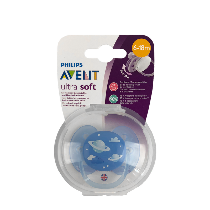 Afbeelding laden in galerijviewer, Philips fopspeen avent ultra soft blauw
