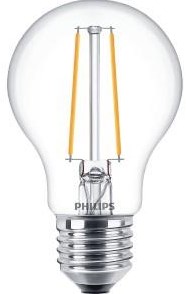 Afbeelding laden in galerijviewer, Philips led lamp - standaard lampvorm met e27 fitting - warmwit licht: 2700k - 15w - helder glas
