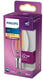 Philips led lamp - kaarslamp met e14 fitting - warmwit licht: 2700k - 60w - helder glas
