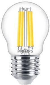 Load image into Gallery viewer, Philips led kogel e27 3,4-40w 2700k filament helder dimbaar - led3746
