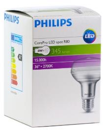 Afbeelding laden in galerijviewer, Philips led r80 e27 4-60w 2700k - led3311
