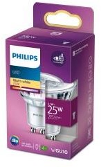 Load image into Gallery viewer, Philips led spot gu10 230v 2,7-25w 2700k blister - 5105115
