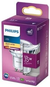 Load image into Gallery viewer, Philips led spot gu10 230v 3,5-35w 2700k blister - 5105121
