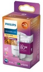 Load image into Gallery viewer, Philips led spot gu10 230v 6,2-80w warmglow blister - 5105356
