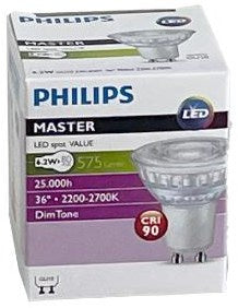 Load image into Gallery viewer, Philips led spot gu10 6,2-80w dimtone - led3451
