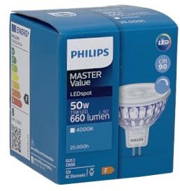 Afbeelding laden in galerijviewer, Philips led spot gu5.3 12v 7,5-50w 4000k dimbaar - led3556
