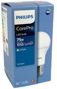 Afbeelding laden in galerijviewer, Philips led a60 11w = 75w e27 2700k - led3362
