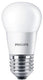 Philips led kogel 5,5-40w e14 827 p45 helder - led3340