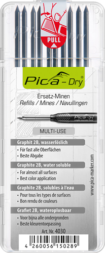 Load image into Gallery viewer, Pica 4030 dry navulling | graphite | blister - pi4030sb
