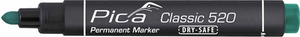 Pica 520 36 permanent marker | 1-4mm | rond | groen | 10 stuks - pi52036