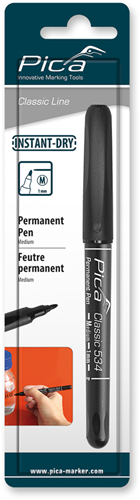 Load image into Gallery viewer, Pica 534 46 permanent pen | 1,0mm | rond | zwart | blister - pi53446sb

