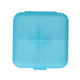 Jvdl pillendoos plus 4 vakken blauw