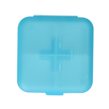 Jvdl pillendoos plus 4 vakken blauw