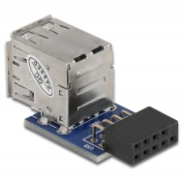 Load image into Gallery viewer, Delock usb pinheader bu > 2x usb2.0 adapter
