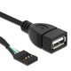 Pin header naar usb a kabel