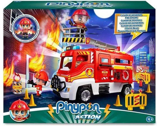 Famosa pinypon - brandweer wagen met speelfiguur