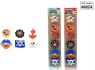 Van der doelen piratengummen 6 stuks