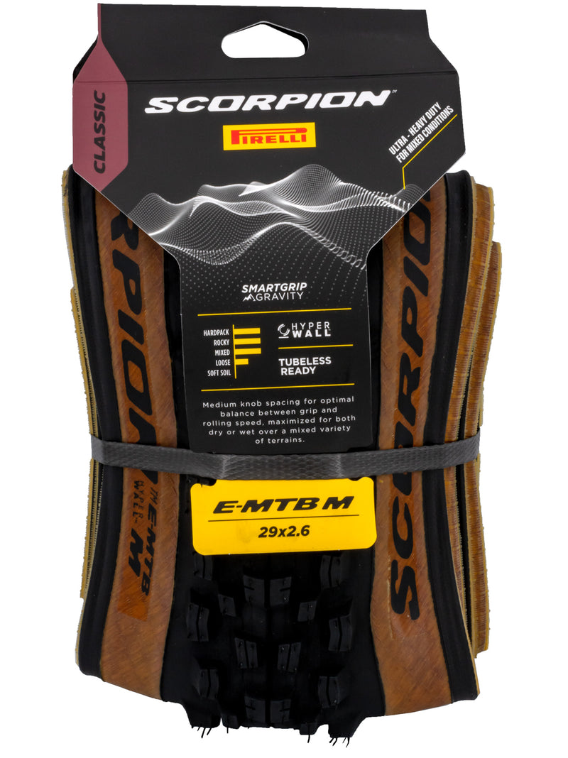 Load image into Gallery viewer, Pirelli scorpion™ e-mtb m - mixed terrain classic 29x2.6 hyperwall folding tire
