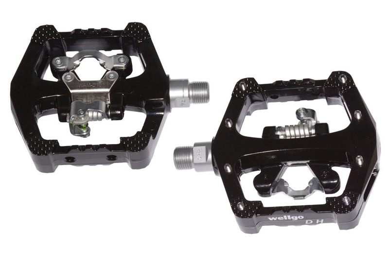 Load image into Gallery viewer, Wellgo flat pedals wam-d10 two-in-one black
