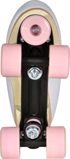 Load image into Gallery viewer, Playlife Adjustable rolschaatsen junior wit roze maat 35 38
