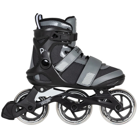 Afbeelding laden in galerijviewer, Playlife gt 110 fitness inlineskates zwart grijs maat 41
