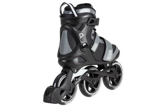 Playlife gt 110 fitness inlineskates zwart grijs maat 42