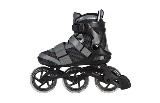 Playlife gt 110 fitness inlineskates zwart grijs maat 37