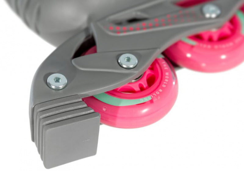 Load image into Gallery viewer, Playlife Inline skates Riddler hardboot 82A grijs maat 35-38
