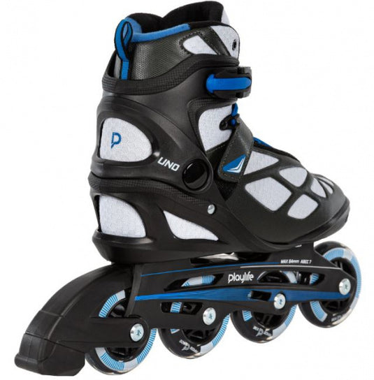 Playlife Inline skates Black 80 softboot 82A zwart maat 37