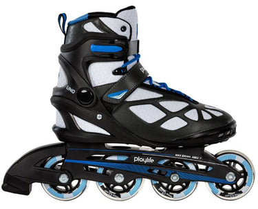 Playlife Inline skates Black 80 softboot 82A zwart maat 41