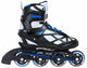 Playlife Inline skates Black 80 softboot 82A zwart maat 39