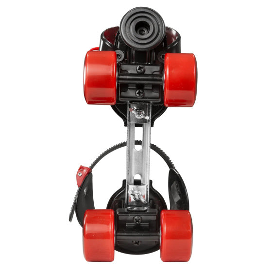 Load image into Gallery viewer, Playlife Sugar rolschaatsen junior zwart rood maat 28 37
