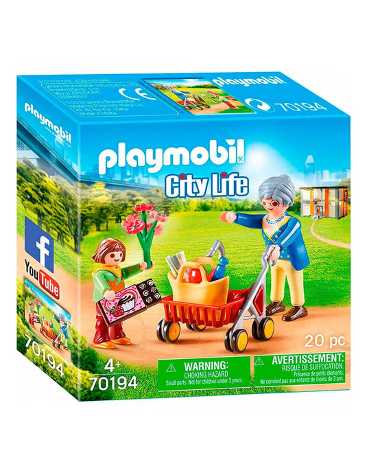 Playmobil – 70194 city life oma met rollator
