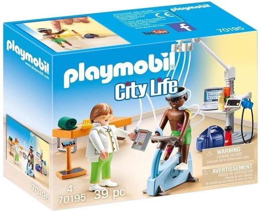 Playmobil - 70195 city life praktijk fysiotherapeut