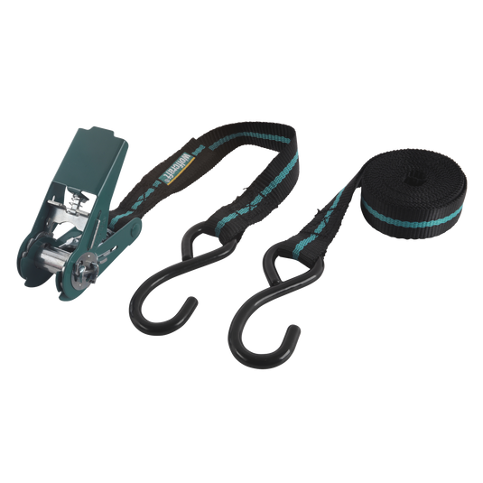 Wolfcraft ratel-bandspanner | met haak | 180kg | l 4m | 1 stuk - 3442000