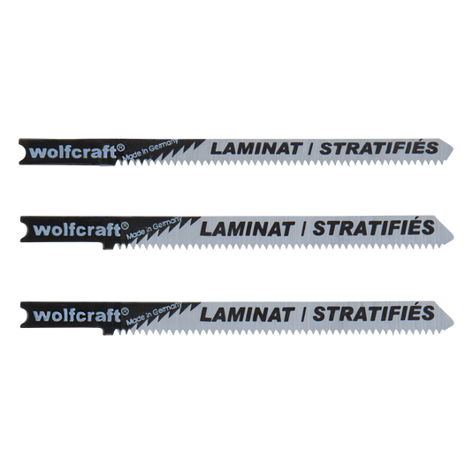 Wolfcraft decoupeerzaagbladen | t-schacht | hcs | set voor b d | 3 stuks - 2674000