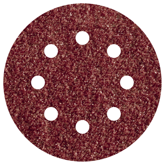 Wolfcraft hechtschuurschijven | korund | k80 | geperforeerd | ø125mm | 5 stuks - 2070000