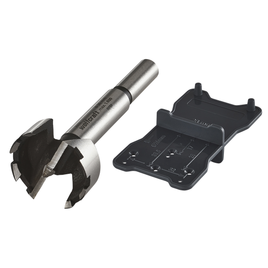 Wolfcraft scharnierboor + markeerhulp | l90 | ø35mm | 1 stuk - 8728000