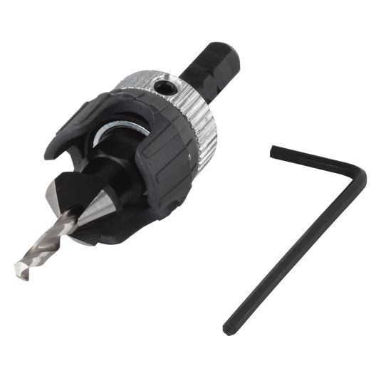 Wolfcraft voorboor | verzinkboor + d-stop | ø3,2-12mm | 1 stuk - 2544000