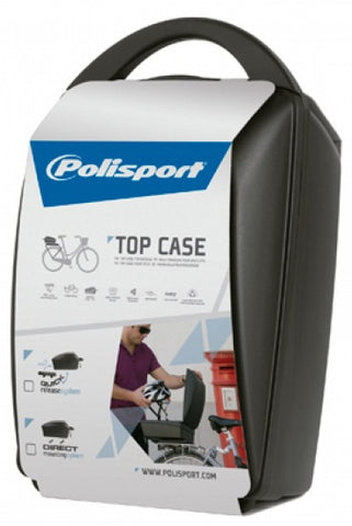 bicycle box removable 11 liters plastic black