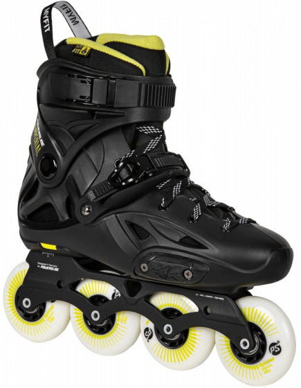 Load image into Gallery viewer, Powerslide Inline skates Imperial One 88A hardboot zwart mt 45 46
