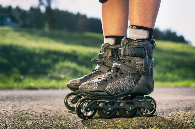 Load image into Gallery viewer, Powerslide Inline skates Phuzion Radon 80 softboot 85A zwart 39
