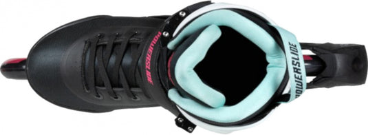 Powerslide Inline skates Radon Teal 90 softboot 83A zwart mt 38