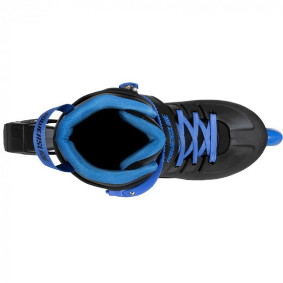 Load image into Gallery viewer, Powerslide One Stargaze inlineskates 85A zwart blauw maat 29 32
