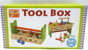Jonotoys primi passi houten werkbank gereedschappen kist