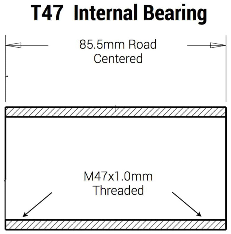 Load image into Gallery viewer, Praxis works t47 bottom bracket
