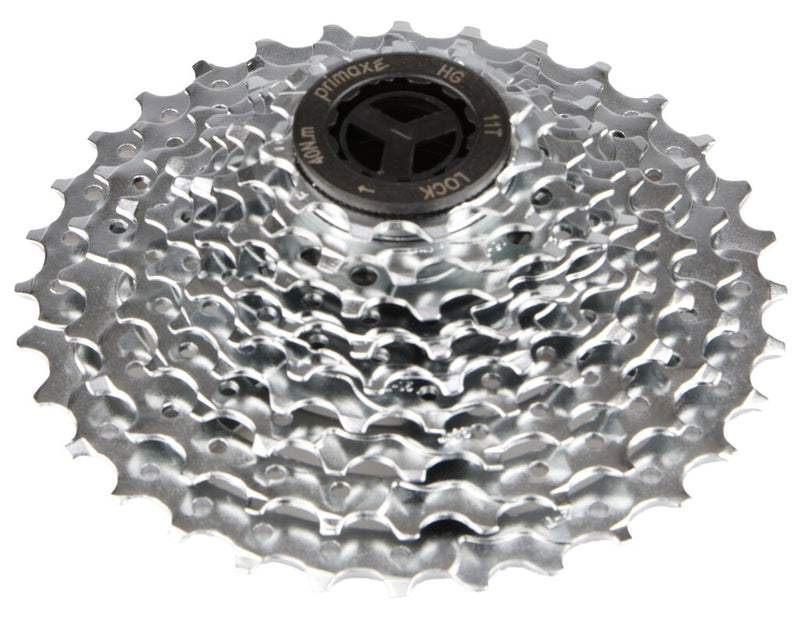 Load image into Gallery viewer, Primax e cassette 9 speed 11-32t zilver in doosje
