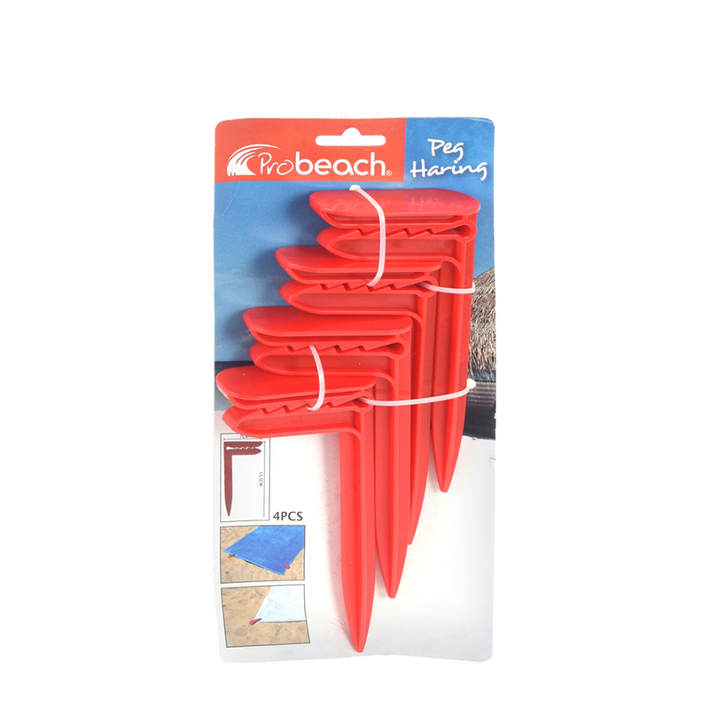 Load image into Gallery viewer, Imp pro beach haring rood 4 stuks
