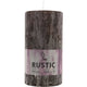Gala stompkaars rustiek bruin 8 x 15 cm | 6 stuks